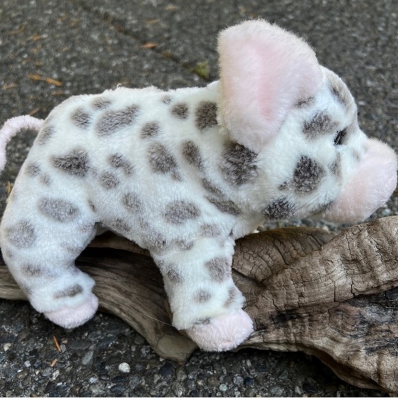 Douglas Cuddle Toys Beanie Plush Spotted Piglet 9” Stuffed Animal - Picture 5 of 11